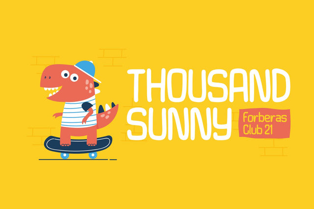 Thousand Sunny Font Forberas 