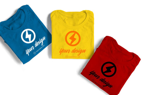 Three Folded Tees Craft PNG Mockup Mock Up Photo Risa Rocks It 