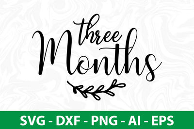 three months SVG SVG nirmal108roy 