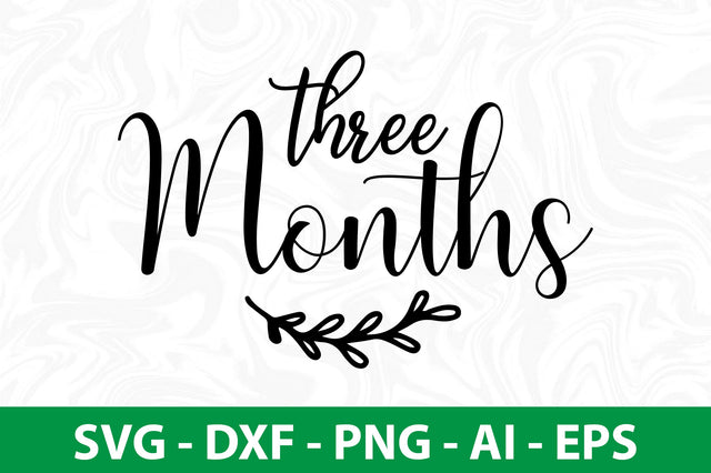 three months SVG SVG nirmal108roy 