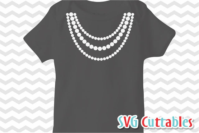Three Strand Necklace SVG Svg Cuttables 