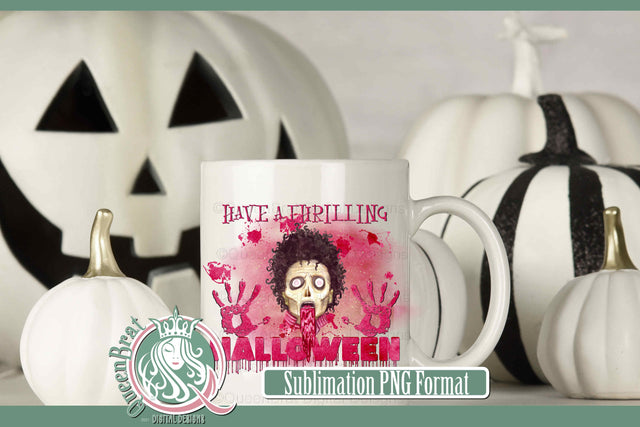 Thrilling Halloween Sublimation Sublimation QueenBrat Digital Designs 