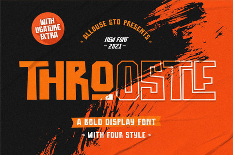 Throostle Font Allouse.Studio 