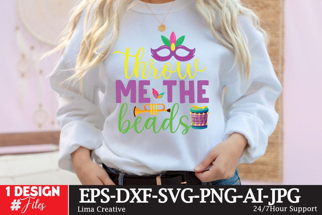 Throw Me The Beads SVG Cute File SVG Insomnia Std 