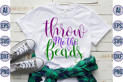 Throw Me the Beads svg SVG nirmal108roy 