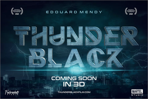 Thunder Black Font Fachranheit Studio