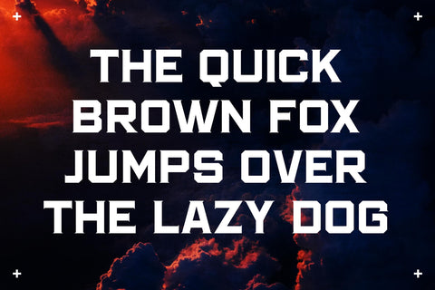 THUNDER SQUAD Typeface Font Storytype Studio 