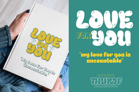 Thurof - Bubble Font Font twinletter 
