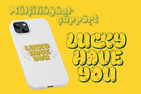 Thurof - Bubble Font Font twinletter 