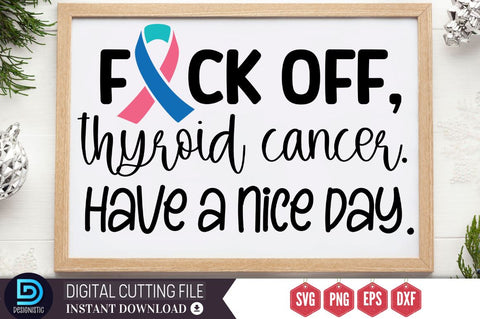 Thyroid Cancer SVG Bundle SVG DESIGNISTIC 