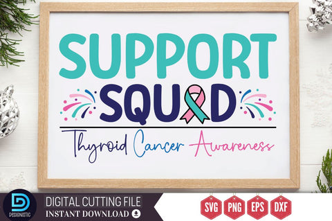 Thyroid Cancer SVG Bundle SVG DESIGNISTIC 