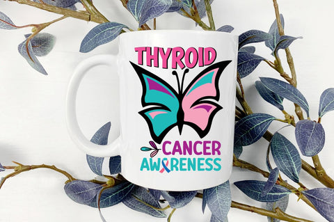 Thyroid Cancer SVG Bundle SVG DESIGNISTIC 