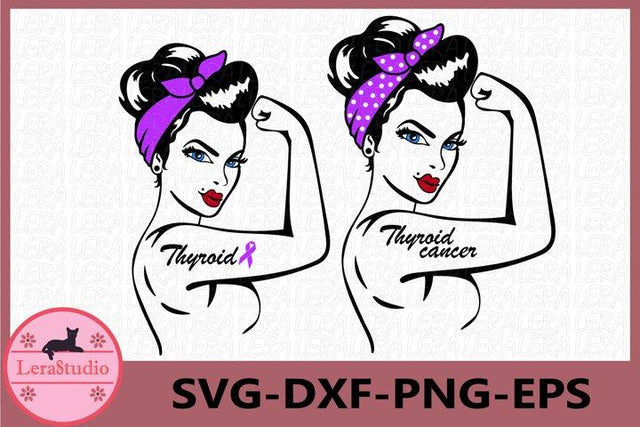 Thyroid cancer SVG SVG Lerastudio 