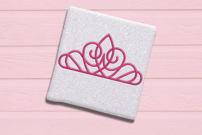Tiara Embroidery Embroidery/Applique Designed by Geeks 