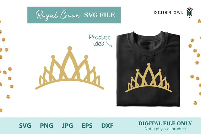 Tiara SVG File SVG Design Owl 