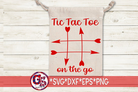 Tic Tac Toe Bundle for Valentine's Day Bags SVG DXF EPS PNG-Teacher Valentine's Day SVG Greedy Stitches 