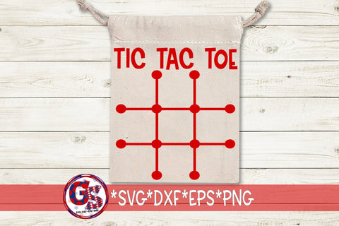 Tic Tac Toe Bundle for Valentine's Day Bags SVG DXF EPS PNG-Teacher Valentine's Day SVG Greedy Stitches 