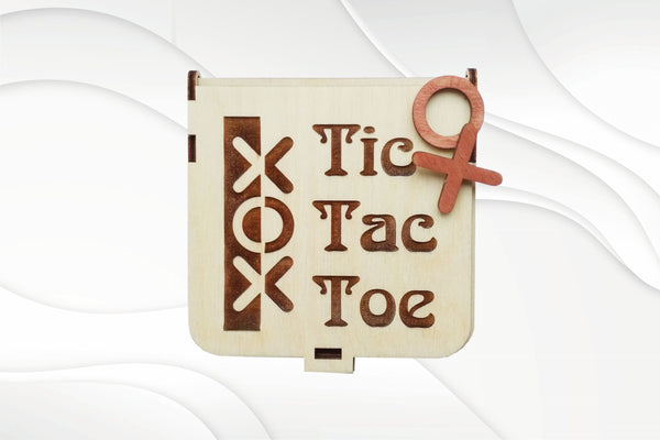 Tic Tac Toe svg files pattern for laser cutting