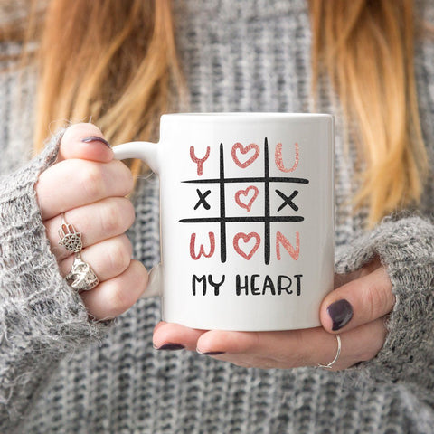 Tic Tac Toe - You won my Heart SVG Chameleon Cuttables 