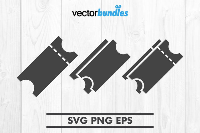 Ticket clip art svg SVG vectorbundles 