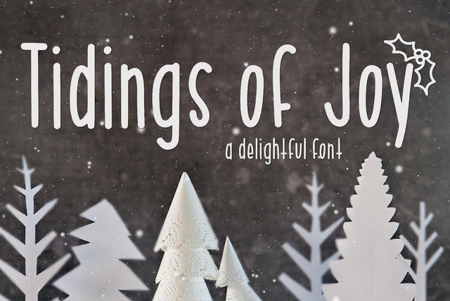 Tidings of Joy Font Kitaleigh 