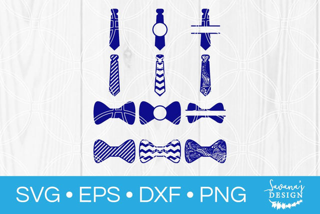 Tie Bundle SVG SavanasDesign 