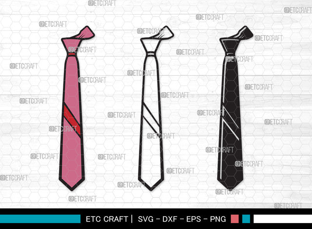 Tie Clipart SVG, Necktie Svg, Tuxedo Tie Svg, Men's Neckties Svg, Neck Tie Svg, Wedding Tie Svg, Suit Tie Svg, Tie Clipart SVG ETC Craft 
