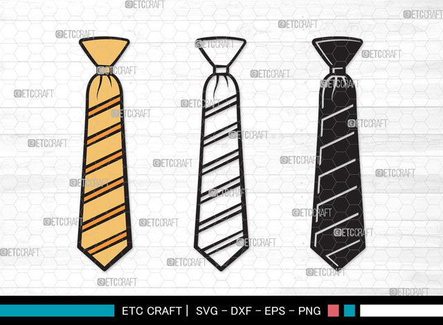 Tie Clipart SVG, Necktie Svg, Tuxedo Tie Svg, Men's Neckties Svg, Neck Tie Svg, Wedding Tie Svg, Suit Tie Svg, Tie Clipart SVG ETC Craft 