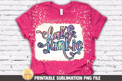 Tie Dye Lake Sublimation PNG File | Lake Junkie Sublimation Cheese Toast Digitals 