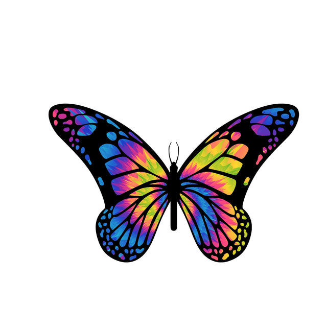 Tie dye Monarch Butterfly Colorful sublimation Download png, Retro Butterfly Design, summer sublimation, spring png, Monarch butterfly png Sublimation Whitetailcrafts 