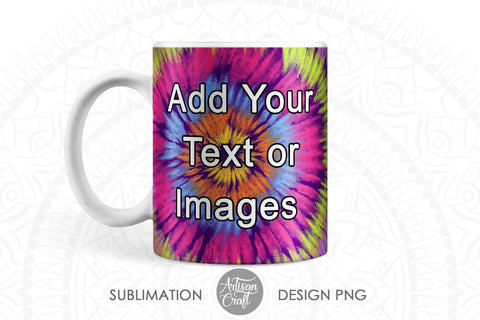 Tie dye mug, sublimation designs, 11 oz mug SVG Artisan Craft SVG 