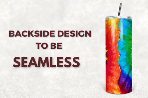 Tie Dye Sunflower Rainbow, Tumbler Sublimation Design, 20 oz Skinny, Instant Download, Tapered, Straight, Colorful Sunflower Sublimation TumblersByPhill 