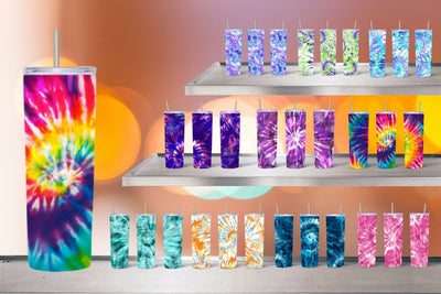 Tie Dye Tumbler Sublimation Sublimation SvgOcean 