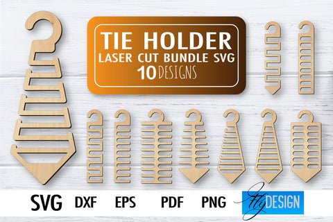 Tie Holder Laser Cut SVG | Outfit SVG Design | CNC Files SVG Fly Design 