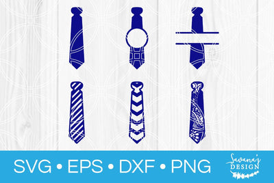 Tie Monogram Bundle SVG SavanasDesign 