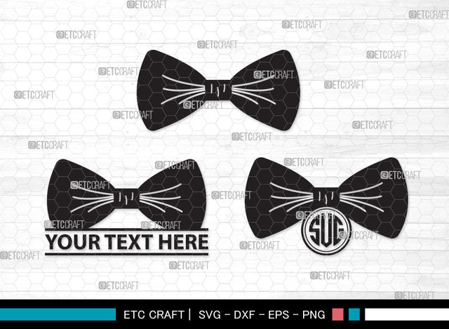 Tie Monogram SVG, Necktie Svg, Tuxedo Tie Svg, Men's Neckties Svg, Neck Tie Svg, Wedding Tie Svg, Suit Tie Svg, Tie Monogram SVG ETC Craft 