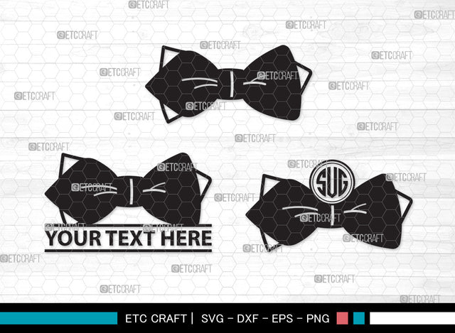 Tie Monogram SVG, Necktie Svg, Tuxedo Tie Svg, Men's Neckties Svg, Neck Tie Svg, Wedding Tie Svg, Suit Tie Svg, Tie Monogram SVG ETC Craft 