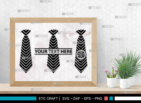 Tie Monogram, Tie Silhouette, Tie SVG, Necktie Svg, Mens Shirt Tie Svg, Fashion Svg, SB00217 SVG ETC Craft 