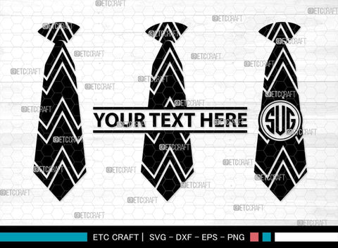 Tie Monogram, Tie Silhouette, Tie SVG, Necktie Svg, Mens Shirt Tie Svg, Fashion Svg, SB00217 SVG ETC Craft 