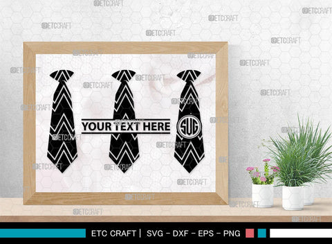 Tie Monogram, Tie Silhouette, Tie SVG, Necktie Svg, Mens Shirt Tie Svg, Fashion Svg, SB00217 SVG ETC Craft 
