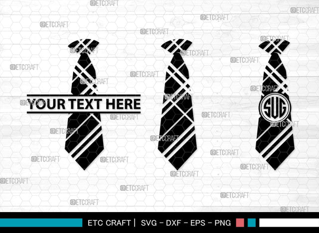 Tie Monogram, Tie Silhouette, Tie SVG, Necktie Svg, Mens Shirt Tie Svg, Fashion Svg, SB00217 SVG ETC Craft 