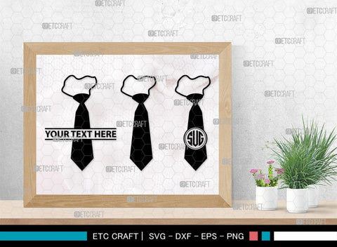 Tie Monogram, Tie Silhouette, Tie SVG, Necktie Svg, Mens Shirt Tie Svg, Fashion Svg, SB00217 SVG ETC Craft 