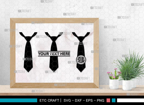 Tie Monogram, Tie Silhouette, Tie SVG, Necktie Svg, Mens Shirt Tie Svg, Fashion Svg, SB00217 SVG ETC Craft 