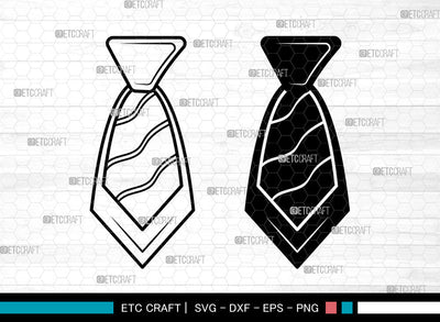 Tie SVG, Necktie Svg, Tuxedo Tie Svg, Men's Neckties Svg, Tie Svg SVG ETC Craft 