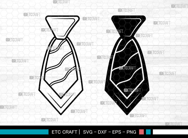 Tie SVG, Necktie Svg, Tuxedo Tie Svg, Men's Neckties Svg, Tie Svg SVG ETC Craft 
