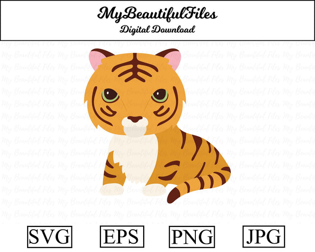 Tiger - Animal SVG MyBeautifulFiles 
