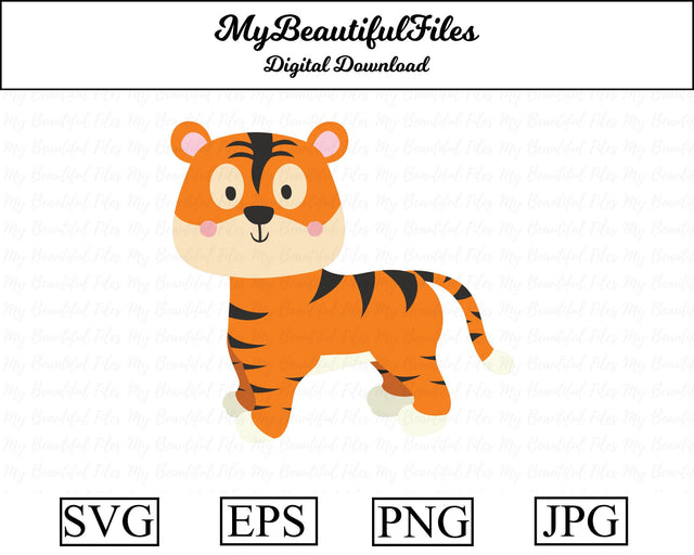 tiger - animal SVG MyBeautifulFiles 
