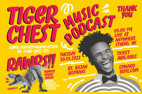 Tiger Chest - Urban Display Font Font Four Lines Std. 