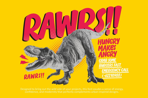 Tiger Chest - Urban Display Font Font Four Lines Std. 