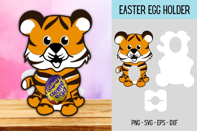 Tiger Egg Holder SVG SVG SvgOcean 